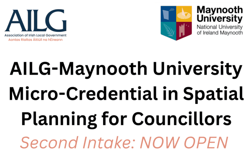 AILG Maynooth University Micro Credential in Spatial Planning for Councillors 1
